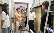 “寓”见新生，关怀入寝——学校领导走访色片
2024级新生寝室